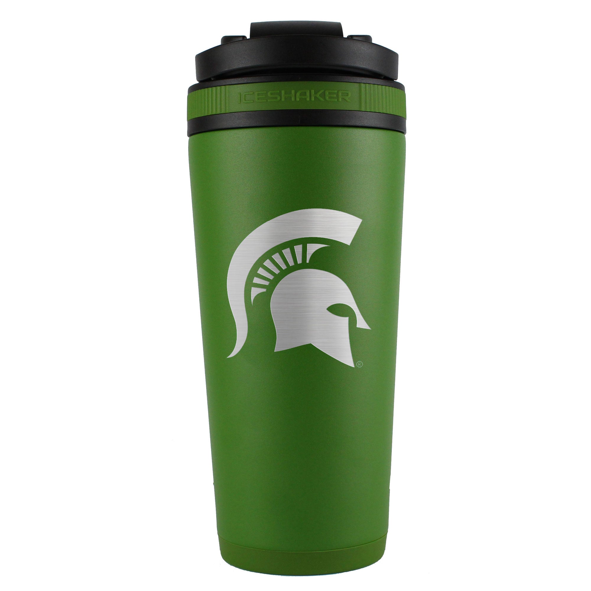 Michigan State Ice Shaker Engraved Bottle