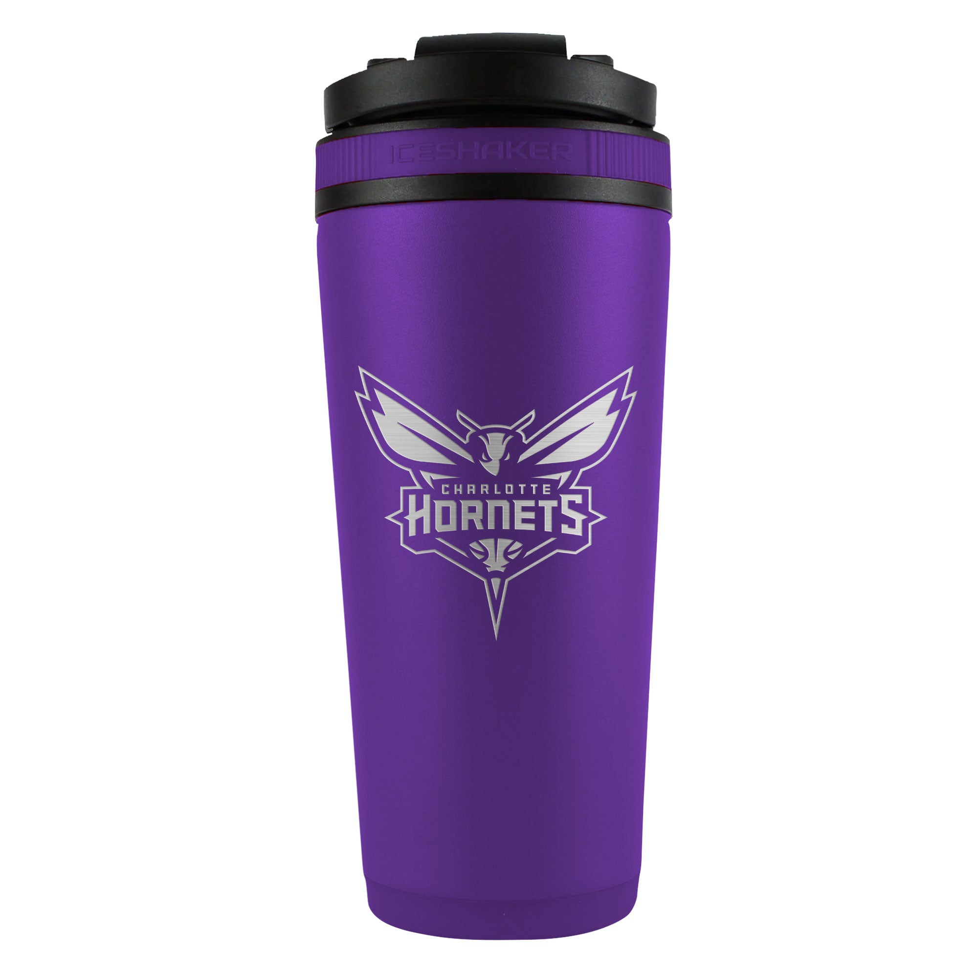 Charlotte Hornets Ice Shaker Engraved Bottle
