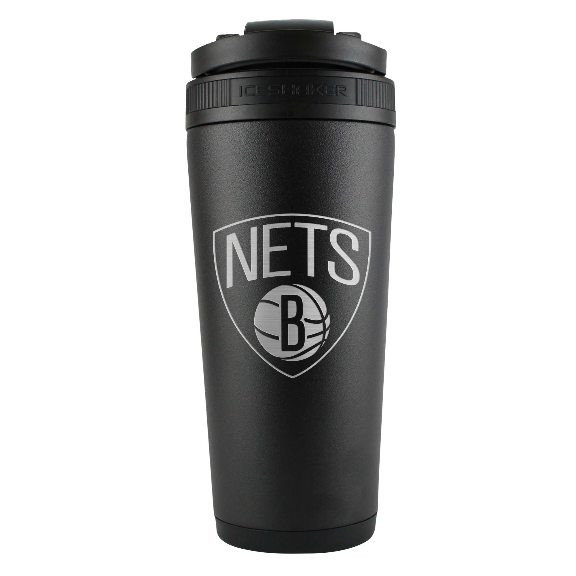 Brooklyn Nets Ice Shaker Engraved Bottle