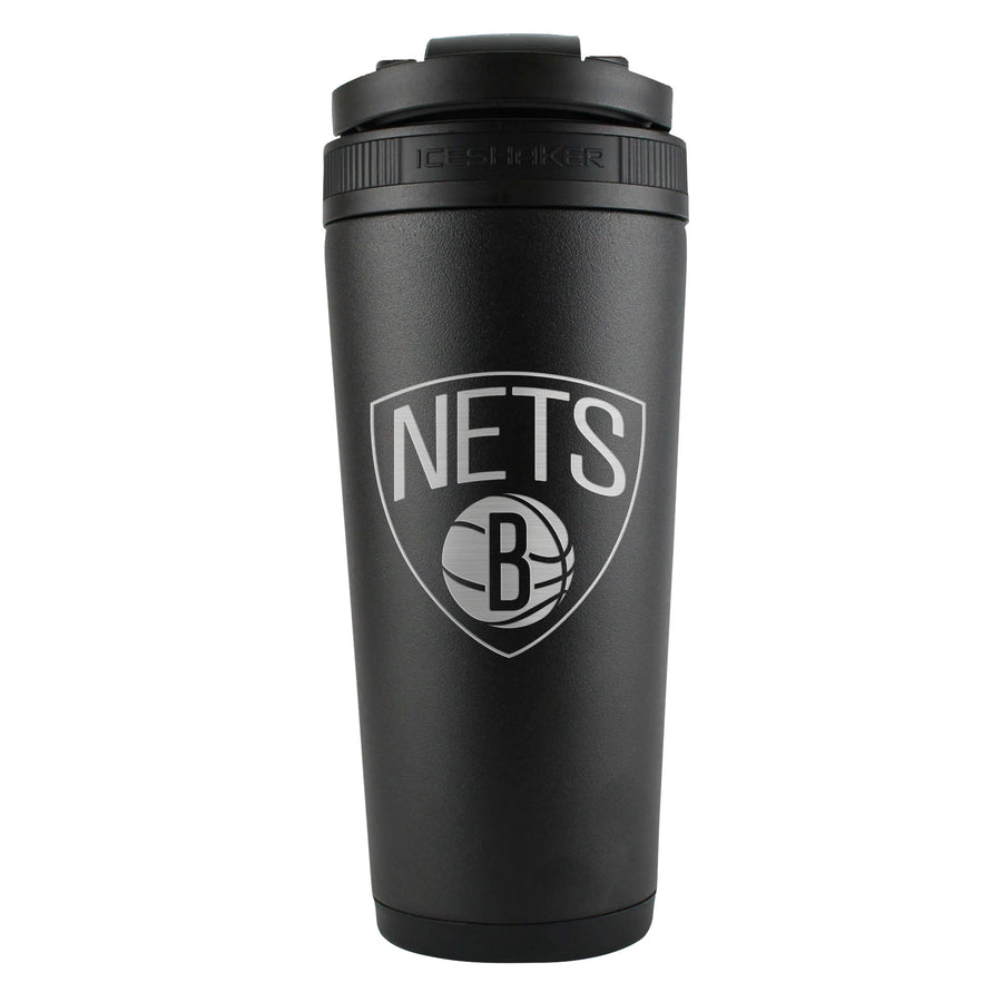 Brooklyn Nets Ice Shaker Engraved Bottle