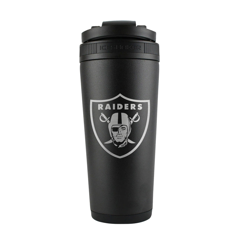 Las Vegas Raiders Ice Shaker Engraved Bottle
