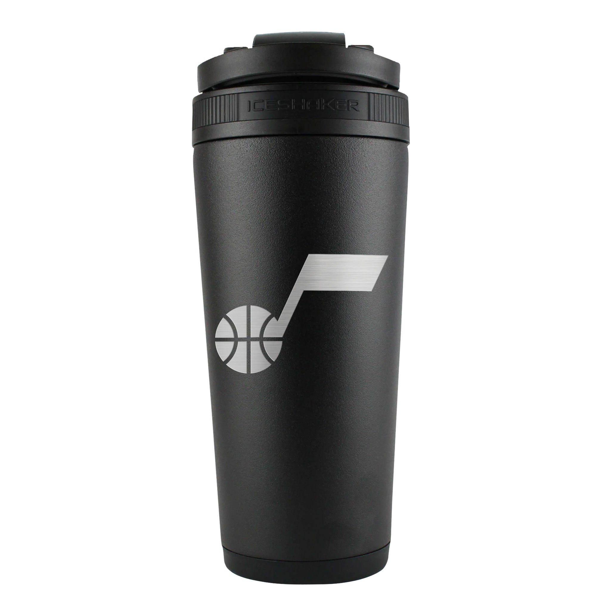 Utah Jazz Ice Shaker Engraved Bottle