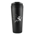 San Jose Sharks Ice Shaker Engraved Bottle