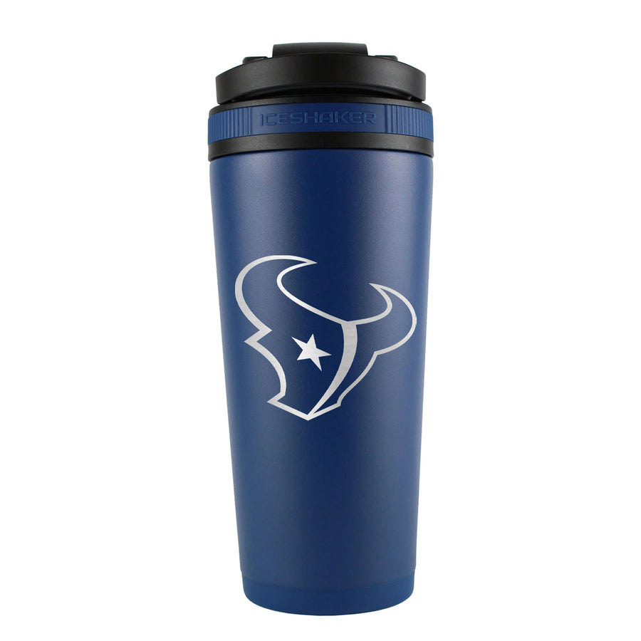 Houston Texans Ice Shaker Engraved Bottle