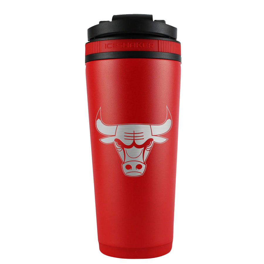 Chicago Bulls Ice Shaker Engraved Bottle