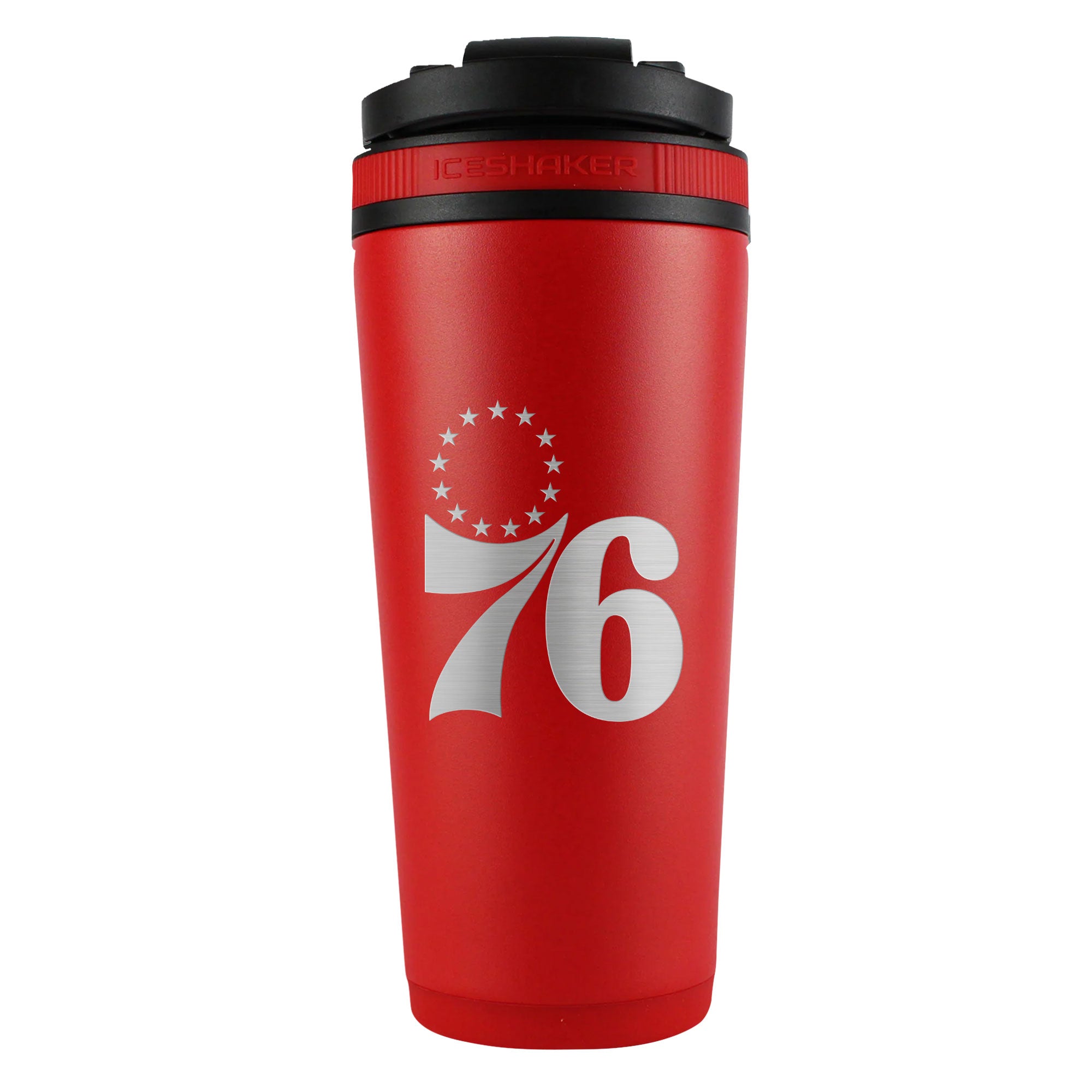 Philadelphia 76ers Ice Shaker Engraved Bottle