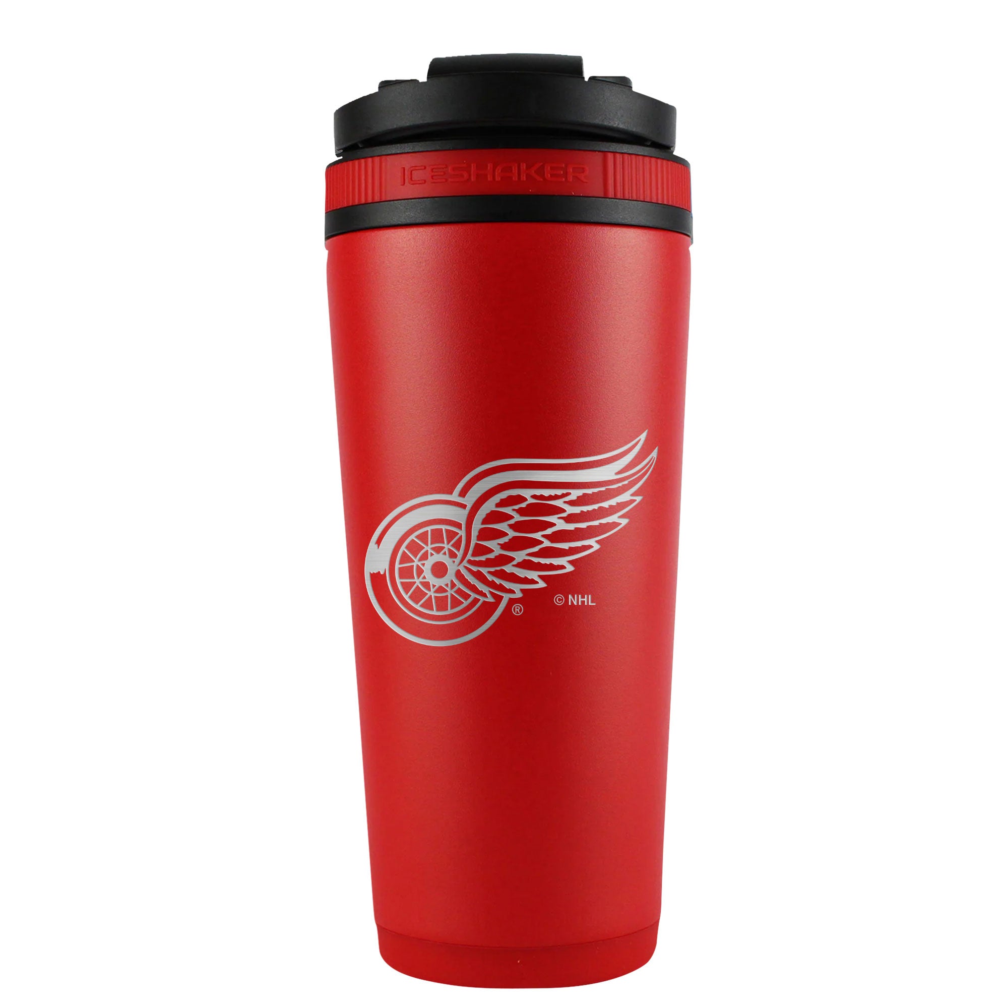 Detroit Red Wings Ice Shaker Engraved Bottle