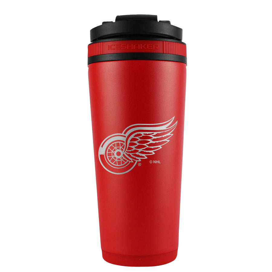 Detroit Red Wings Ice Shaker Engraved Bottle