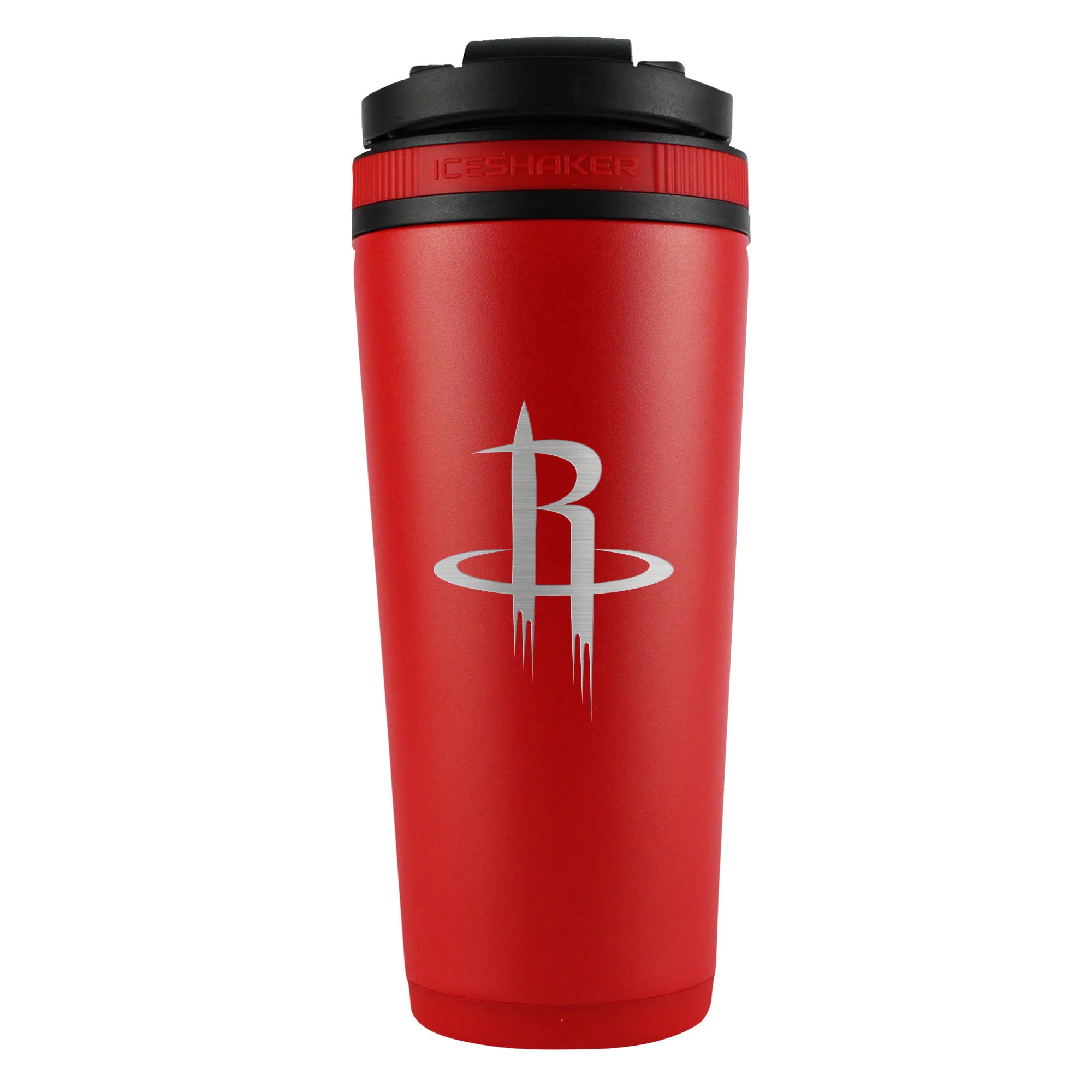 Houston Rockets Ice Shaker Engraved Bottle