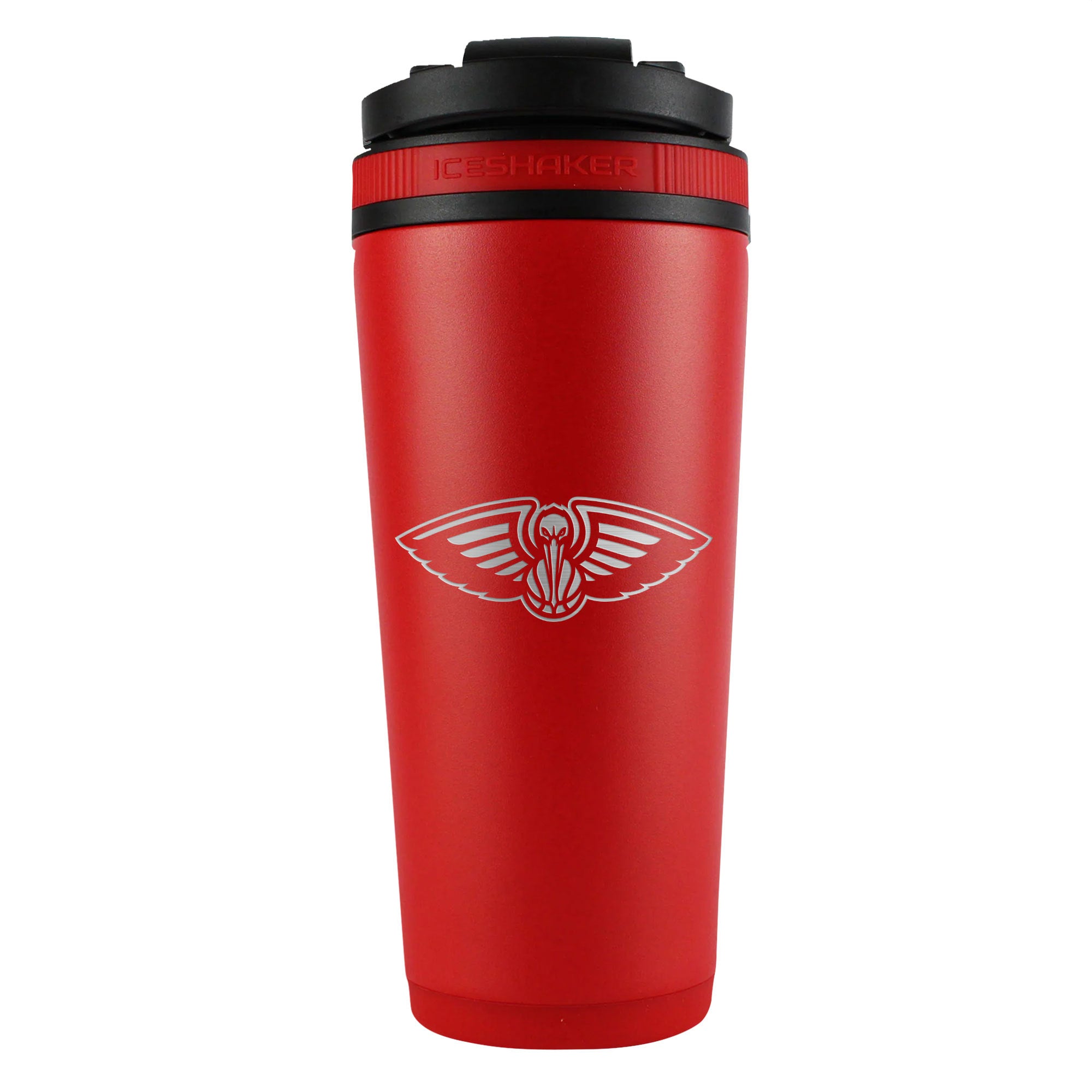 New Orleans Pelicans Ice Shaker Engraved Bottle