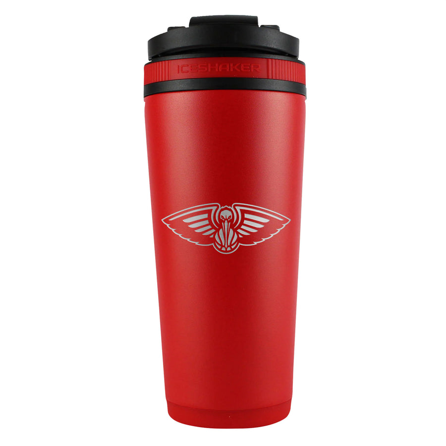 New Orleans Pelicans Ice Shaker Engraved Bottle