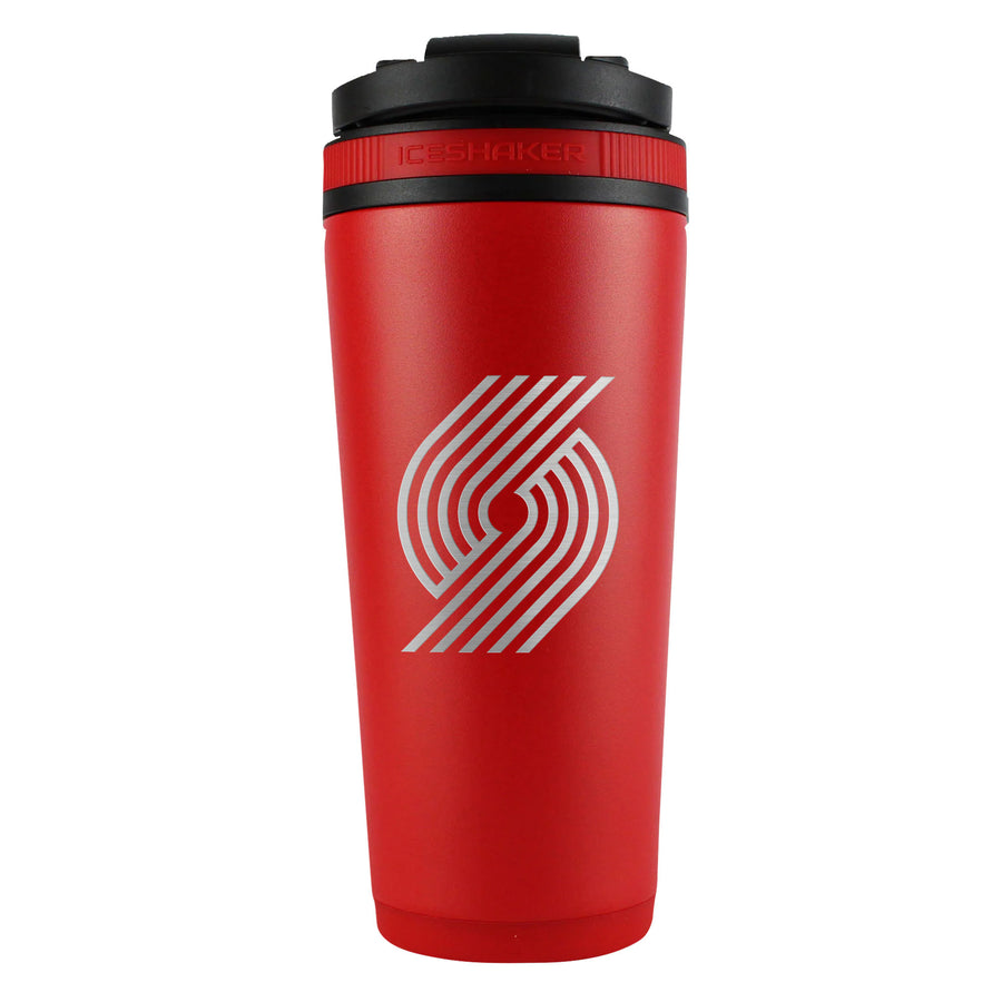 Portland Trail Blazers Ice Shaker Engraved Bottle