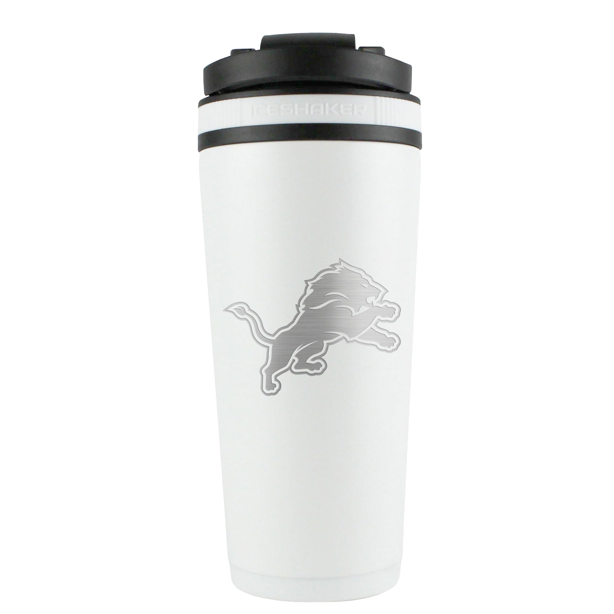 Detroit Lions Ice Shaker Engraved Bottle