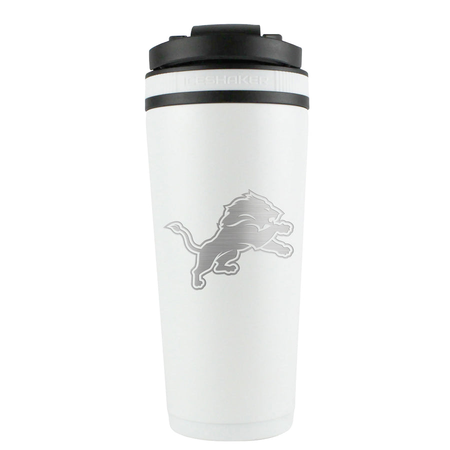 Detroit Lions Ice Shaker Engraved Bottle