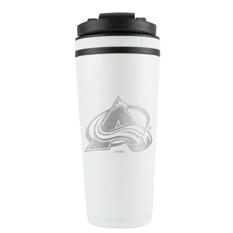 Colorado Avalanche Ice Shaker Engraved Bottle