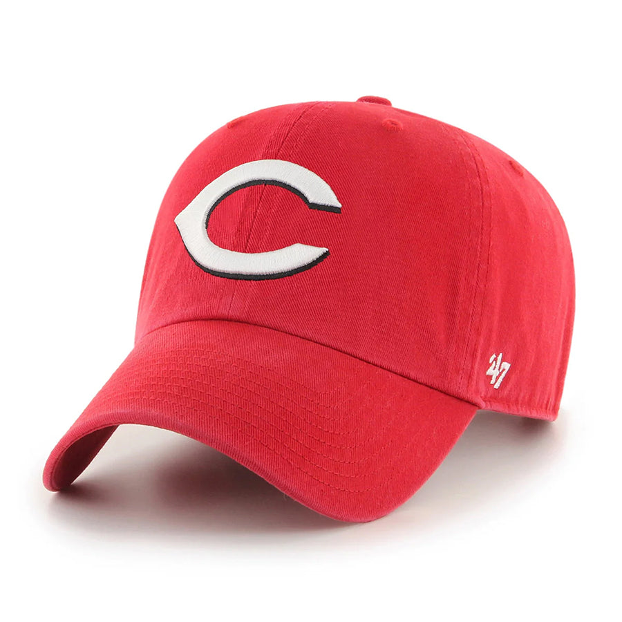 Cincinnati Reds 47 Clean Up Adjustable Hat