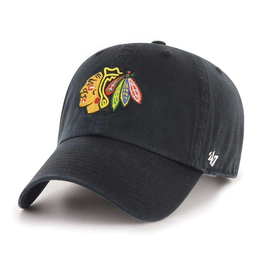 Chicago Blackhawks 47 Clean Up Adjustable Hat