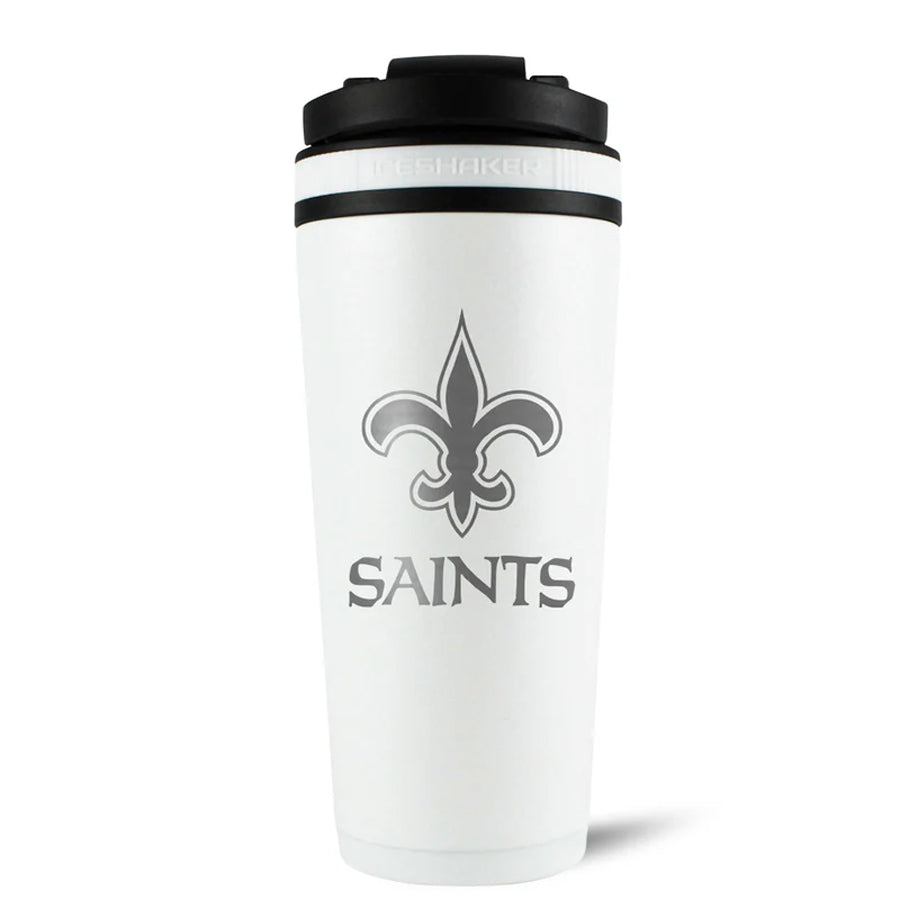 New Orleans Saints Ice Shaker Engraved Bottle