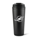 Miami Dolphins Ice Shaker Engraved Bottle
