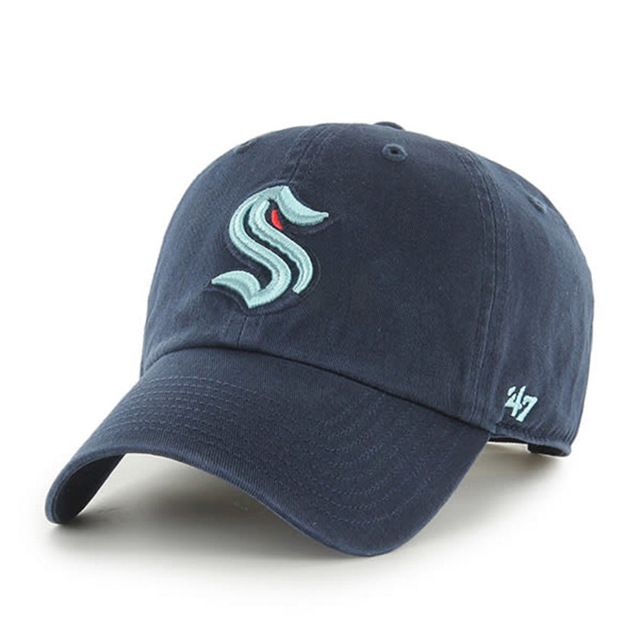 Seattle Kraken 47 Clean Up Adjustable Hat