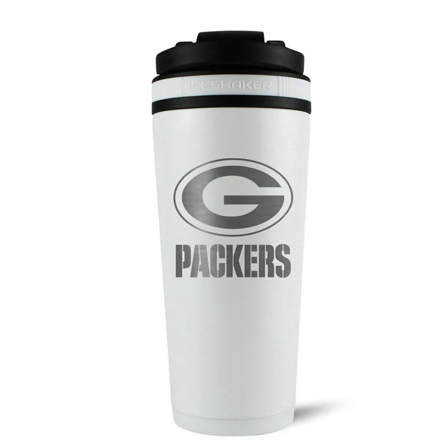 Green Bay Packers Ice Shaker Engraved Bottle