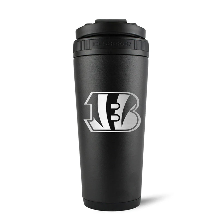 Cincinnati Bengals Ice Shaker Engraved Bottle
