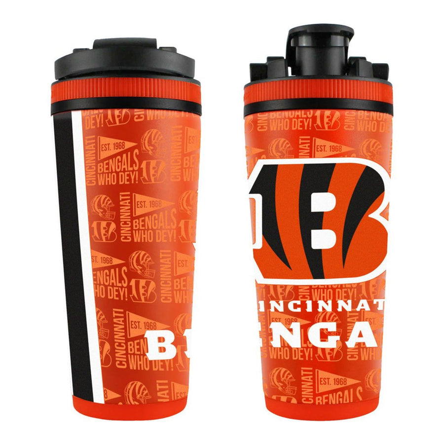 Cincinnati Bengals Ice Shaker 4D Bottle