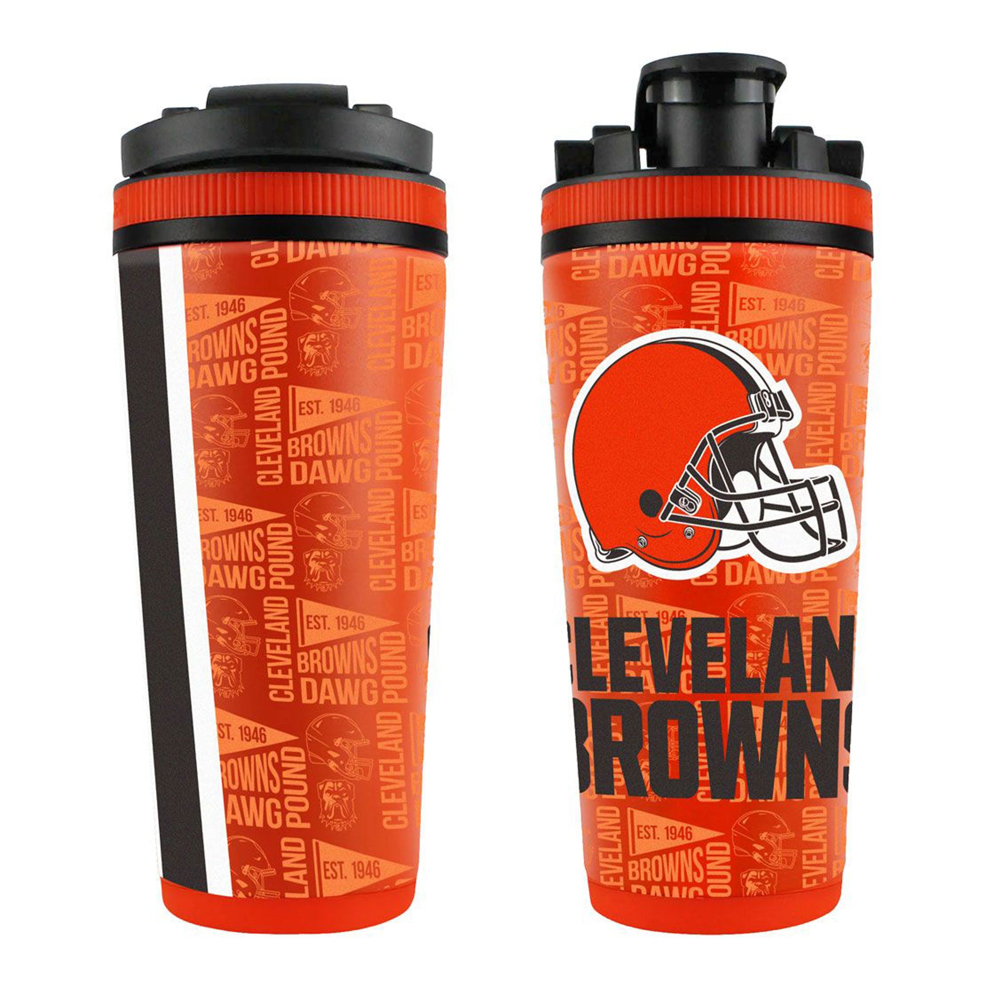 Cleveland Browns Ice Shaker 4D Bottle
