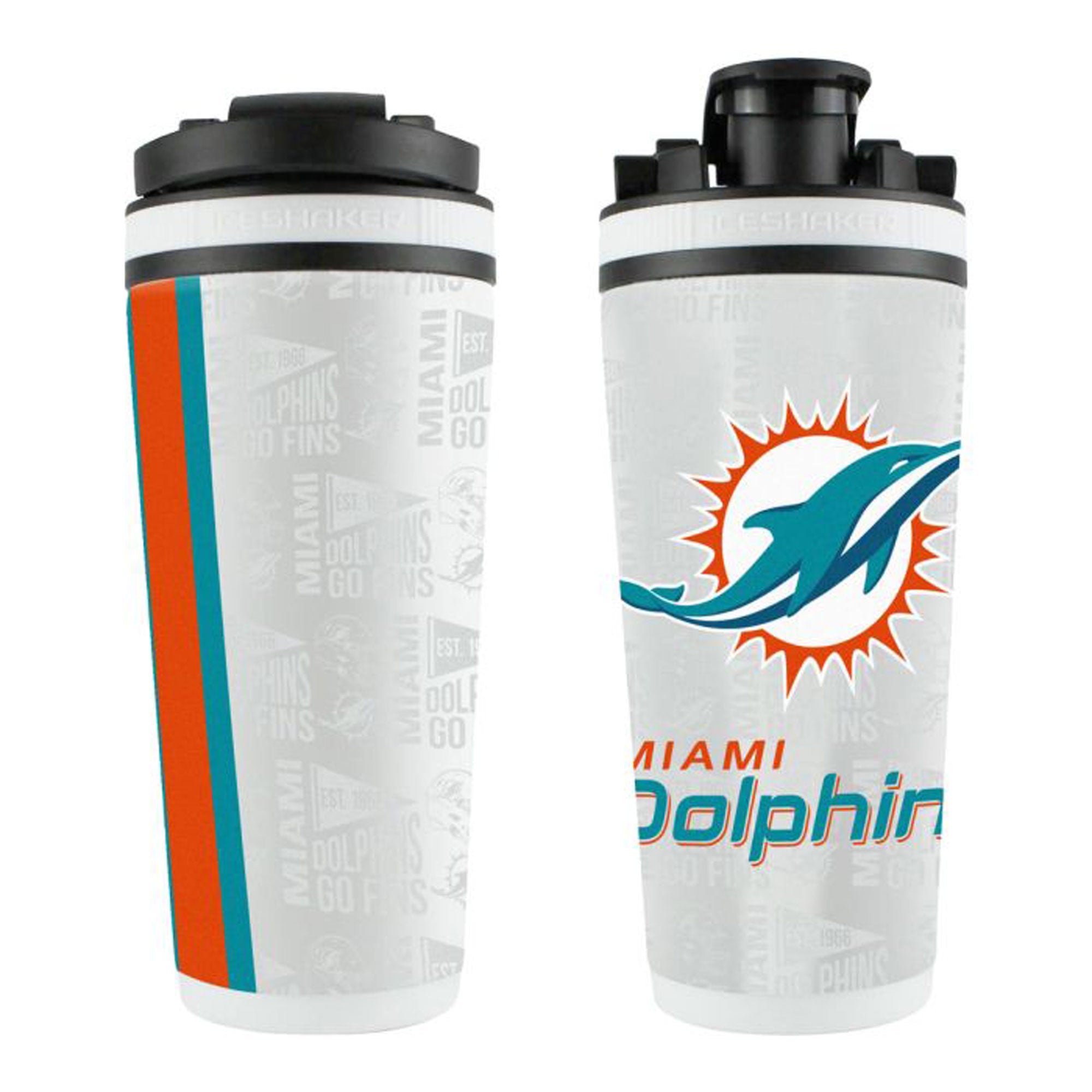 Miami Dolphins Ice Shaker 4D Bottle