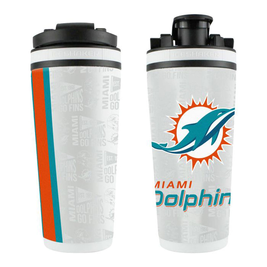 Miami Dolphins Ice Shaker 4D Bottle