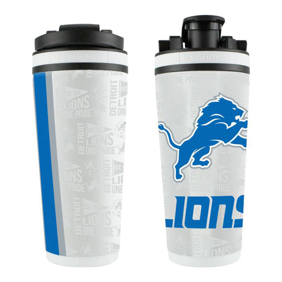 Detroit Lions Ice Shaker 4D Bottle