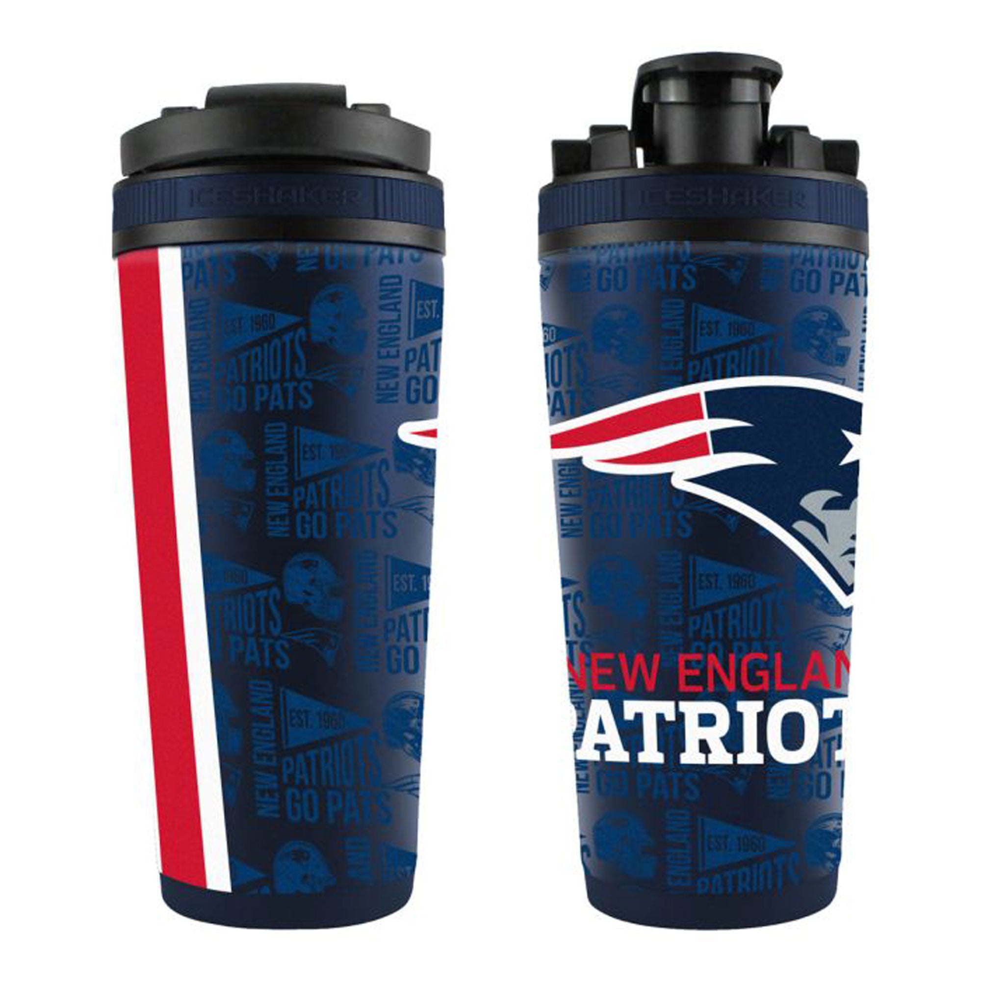 New England Patriots Ice Shaker 4D Bottle