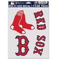 Boston Red Sox Multi Use Decal | 3 Fan-Pack