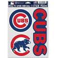 Chicago Cubs Multi Use Decal | 3 Fan-Pack