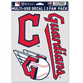 Cleveland Guardians Multi Use Decal | 3 Fan-Pack