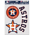 Houston Astros Multi Use Decal | 3 Fan-Pack