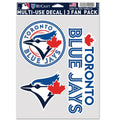 Toronto Blue Jays Multi Use Decal | 3 Fan-Pack