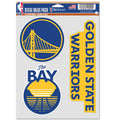 Golden State Warriors Multi Use Decal | 3 Fan-Pack