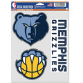 Memphis Grizzles Multi Use Decal | 3 Fan-Pack