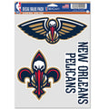 New Orleans Pelicans Multi Use Decal | 3 Fan-Pack