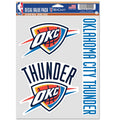 Oklahoma City Thunder Multi Use Decal | 3 Fan-Pack