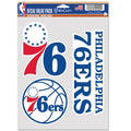 Philadelphia 76ers Multi Use Decal | 3 Fan-Pack