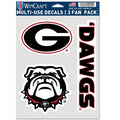 University of Georgia Multi Use Decal | 3 Fan-Pack