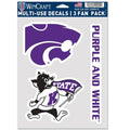 Kansas State University Multi Use Decal | 3 Fan-Pack