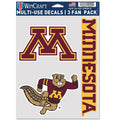 University of Minnesota Multi Use Decal | 3 Fan-Pack