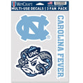University of North Carolina Multi Use Decal | 3 Fan-Pack