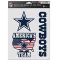 Dallas Cowboys Multi Use Decal | 3 Fan-Pack