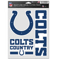 Indianapolis Colts Multi Use Decal | 3 Fan-Pack