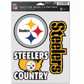 Pittsburgh Steelers Multi Use Decal | 3 Fan-Pack