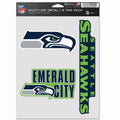 Seattle Seahawks Multi Use Decal | 3 Fan-Pack